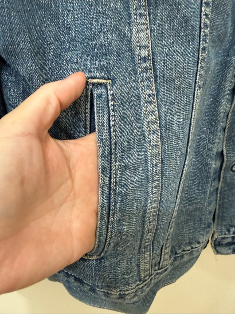 Levi's Men’s S Original Trucker Jean Jacket Classic Preppy Fall Cowboy Neutral - Picture 6 of 12